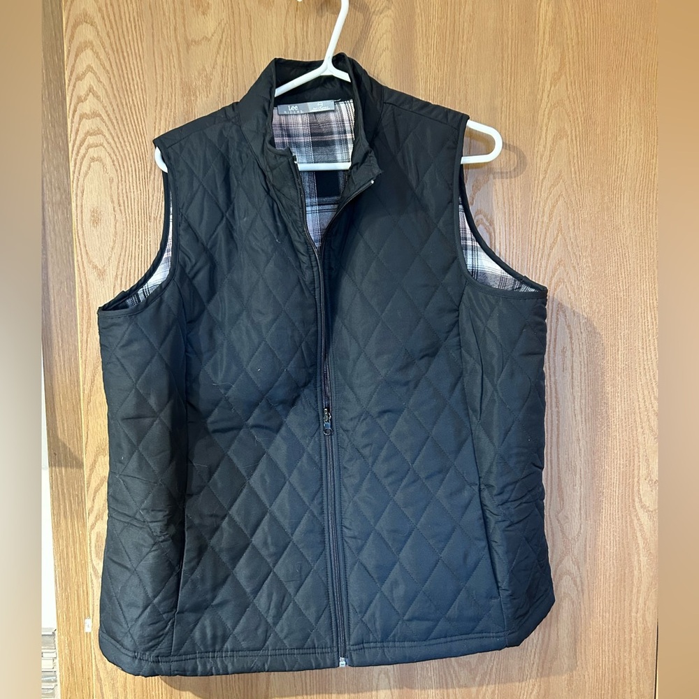Woman’s Black Quilted Vest